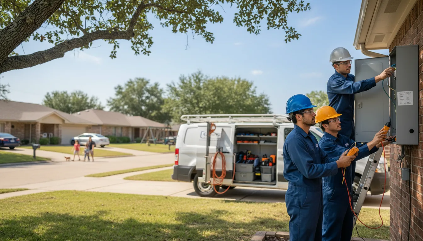Certified electrician providing emergency electrical services in Bellevue, OH